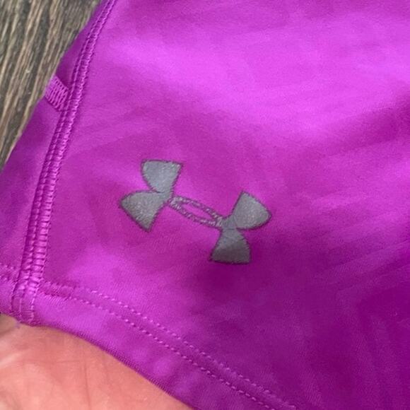 Under Armour Heatgear Padded Sliding Softball Compression Shorts Purple Size S - Picture 2 of 4